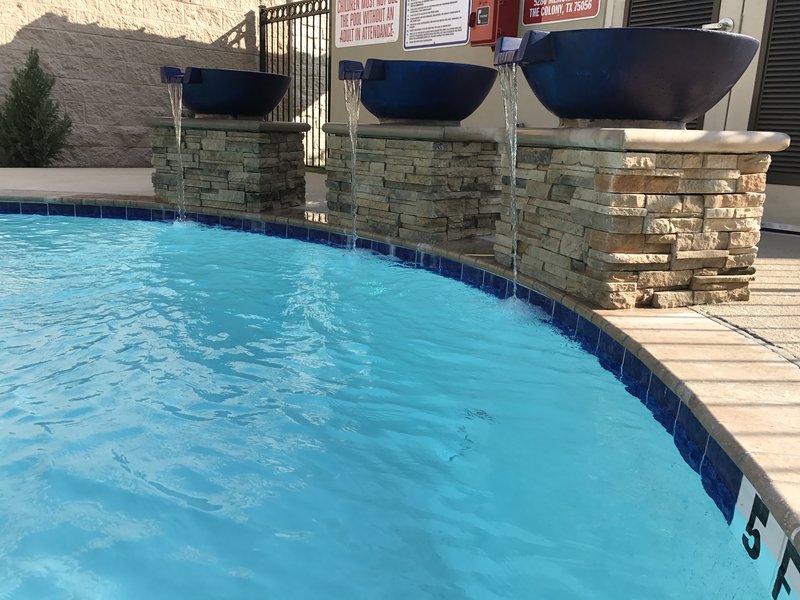 That's the cool pool at Staybridge Suites Plano/The Colony!