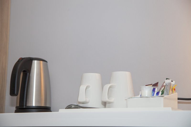 Handy tea and coffee making facilities available in each room