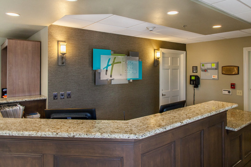 Front desk where guest check into the resort