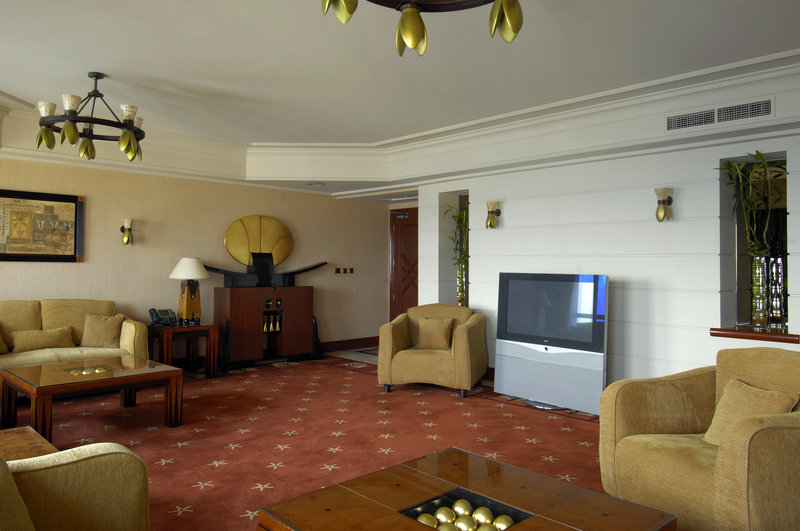 Luxor Suite features a separate living and dining rooms
