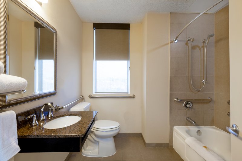 We offer ADA/handicap-accessible bathrooms with mobility tubs.