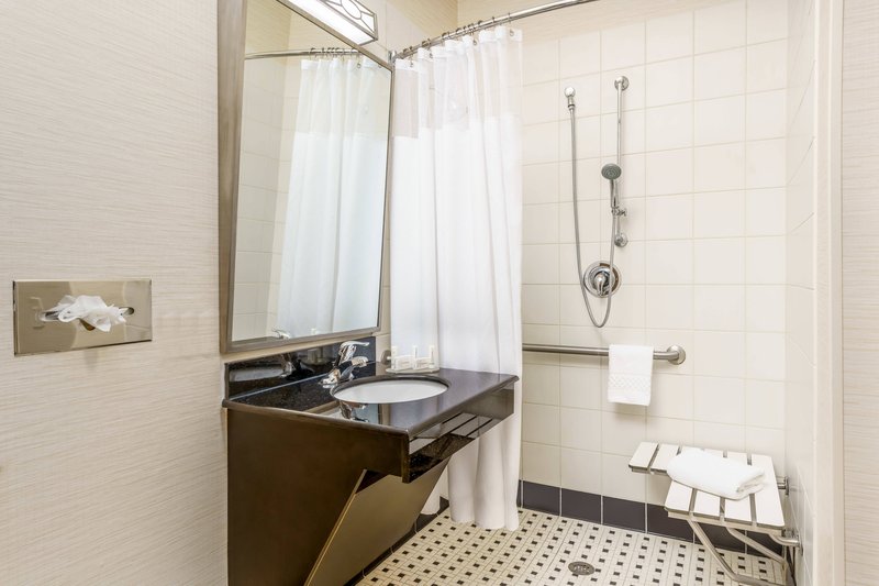 Accessible Guest Bathroom - Roll-in Shower
