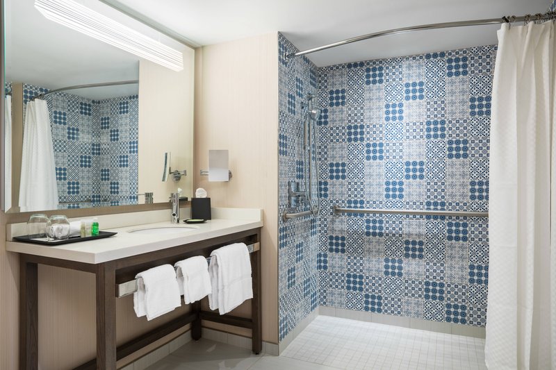 Accessible Bathroom - Roll-In Shower