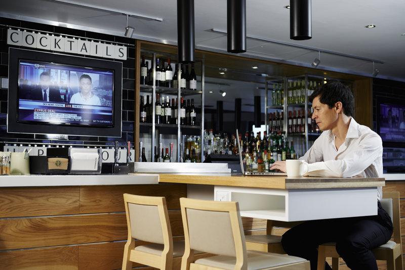Catch up on emails over a cup of coffee in our Open Lobby