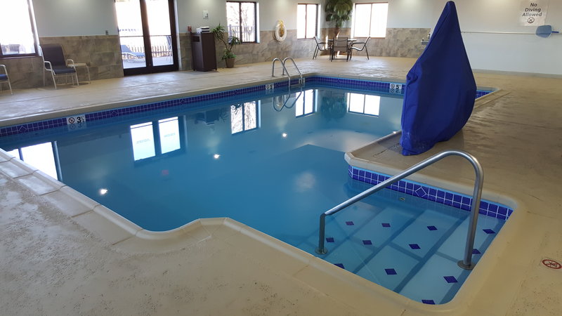 Heated indoor pool at Holiday Inn Express Concordia