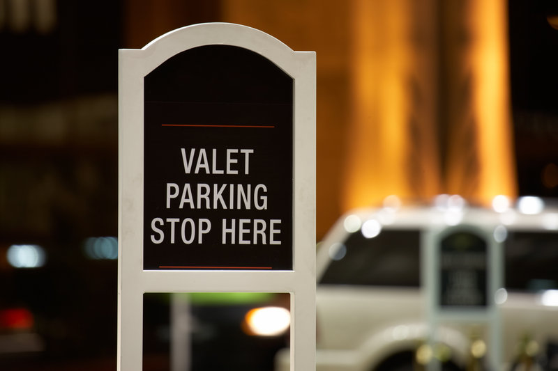 Our hotel allows valet parking only; self parking is not provided