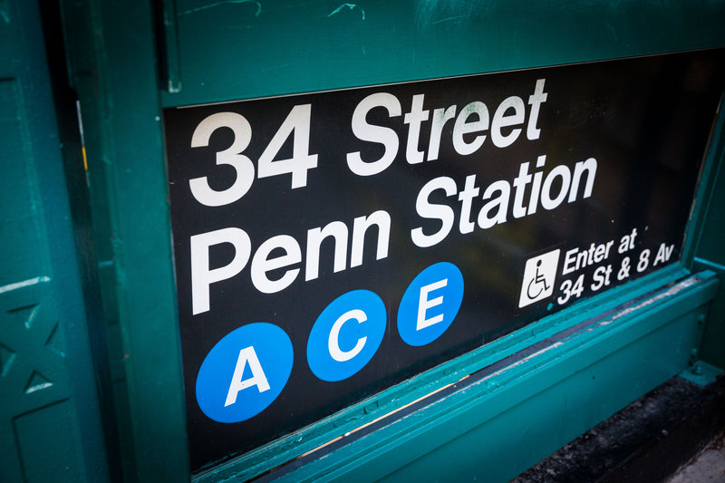 We are located steps from the Penn Station subway stop!