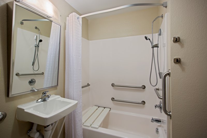 ADA/Handicapped accessible Guest Bathroom with mobility tub