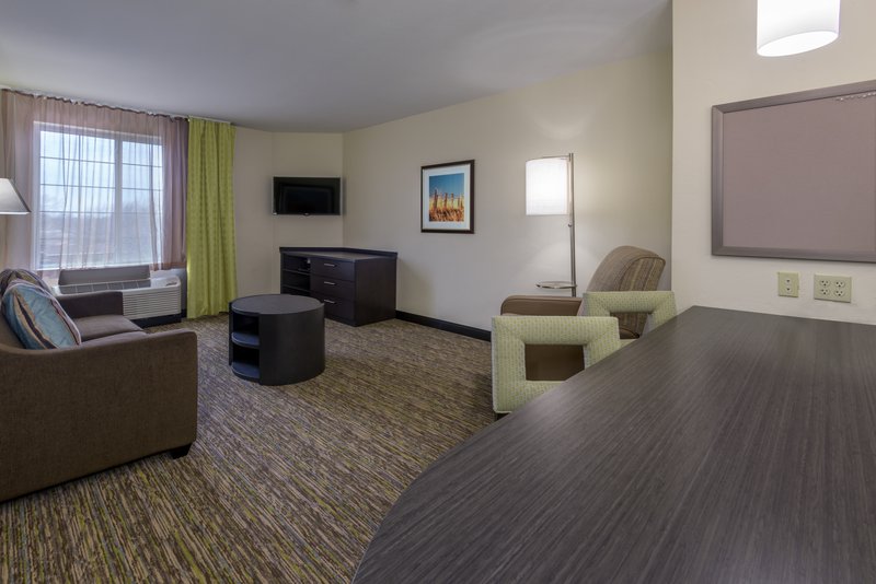 One Bedroom King Suite Living Area
