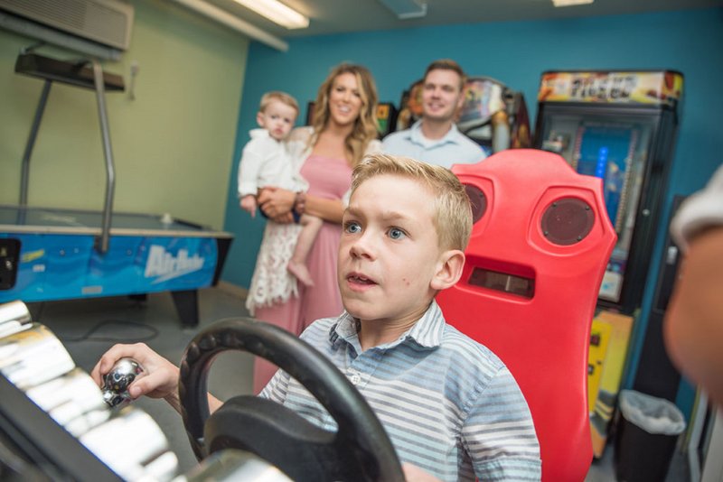 Games for all ages at the Resort's game room.