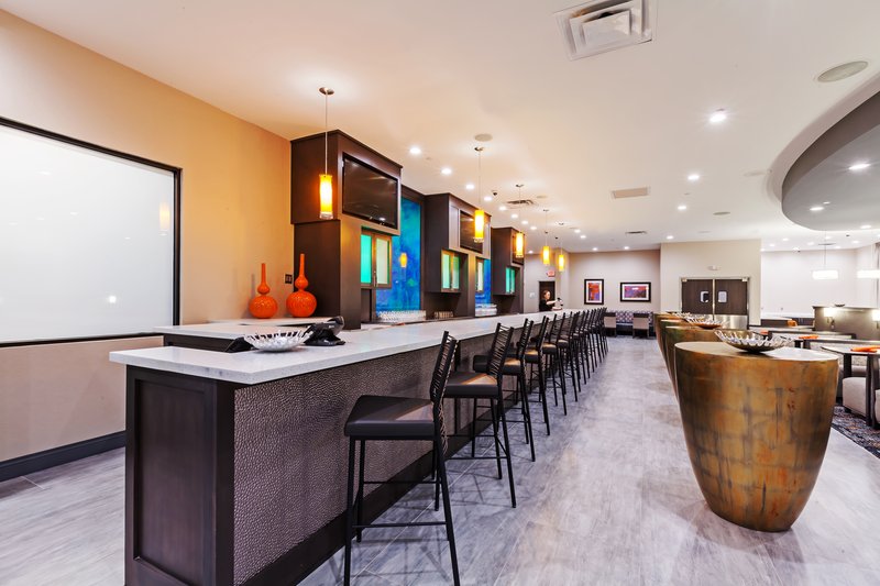 Enjoy a beverage at Aviator's Bar & Grill Holiday Inn Houston NE