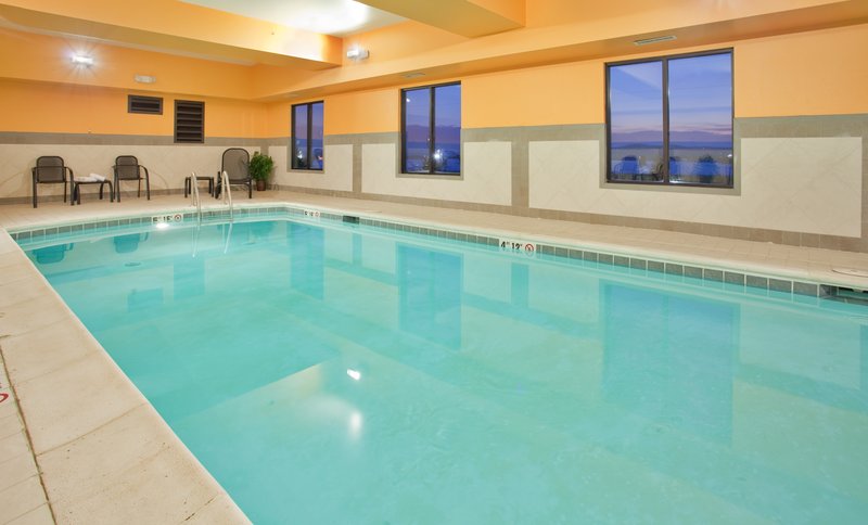 Take a dip in our luxurious heated pool.