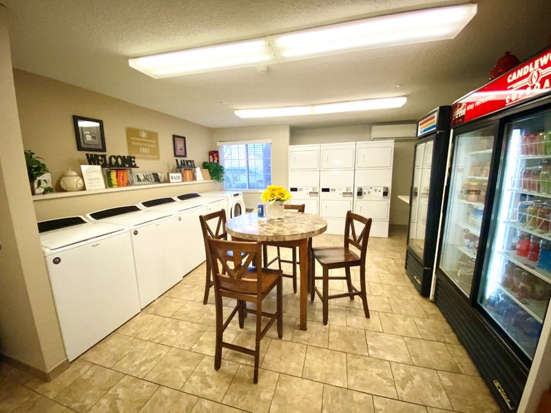 Complimentary Guest Laundry offers newly updated appliances!