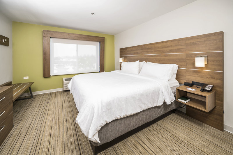 Stretch out in this king bed.  Includes free breakfast!