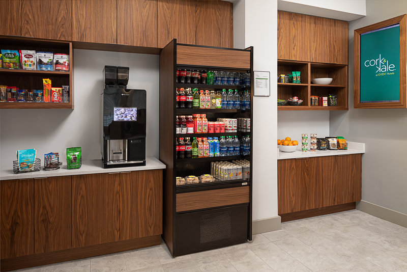 Grab a quick healthy snack at our 24/7 market.