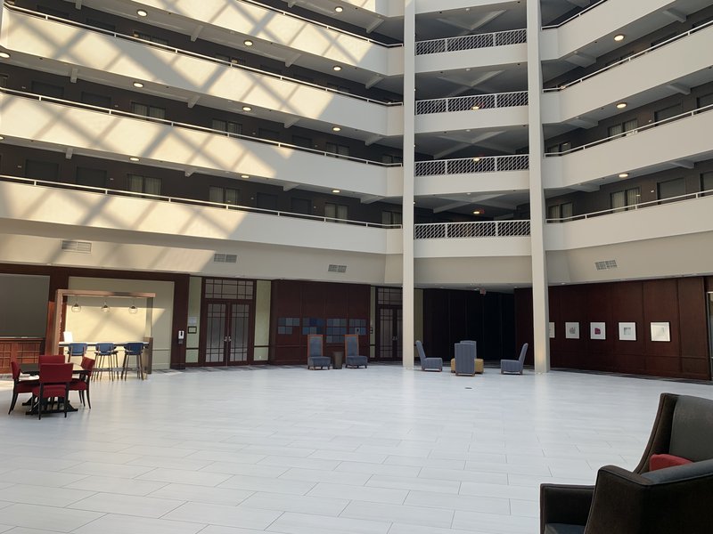 Our bright Atrium with over 3,000 sq ft of pre-function space