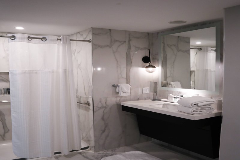 Accessible Inspired Suite Bathroom - Roll-in Shower