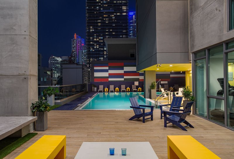 Be sure to take a dip in the swimming pool!
