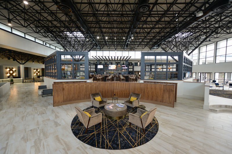 Welcome to our hotel lobby with free Wi-Fi.