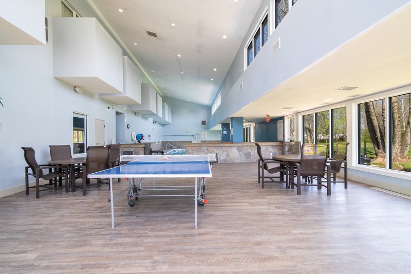 Enjoy a game of ping pong in our Indoor Atrium