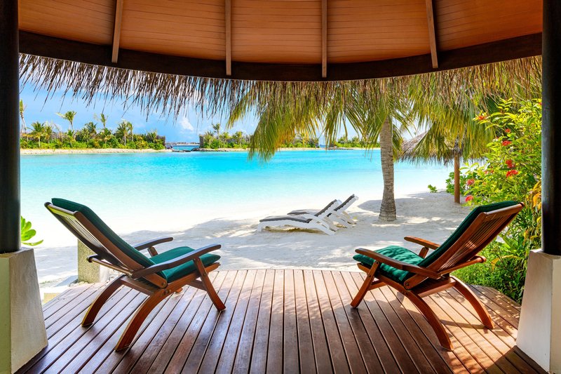 Beachfront Cottage Patio