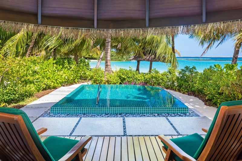 Cottage with Pool - Balcony View of Pool
